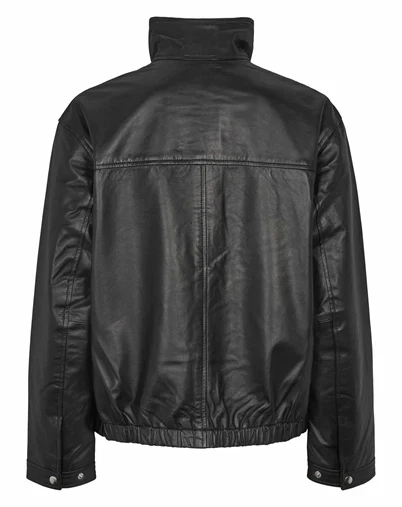 Soft Rebels - SREmersyn Leather Jakke - Black